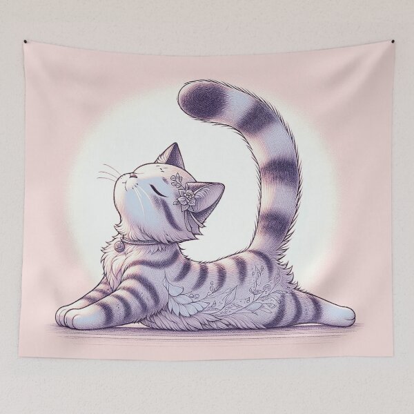 Item preview, Cat Yoga designed and sold by Hissa-O.
