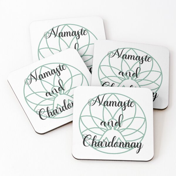 Item preview, Namaste and Chardonnay, Funny Yoga designed and sold by danaJG.