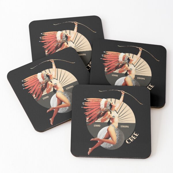 Item preview, Cree 1920's Art Deco Indian Moon Pin Up Girl Retro Stand Strong designed and sold by TheDirtyGringo.