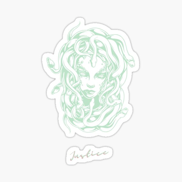 Medusa Greek Mythology Sticker