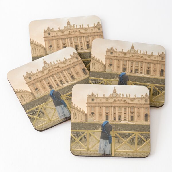 Item preview, Sister Praying in Front of St.Peter's Basilica in Vatican City designed and sold by Mats Silvan.