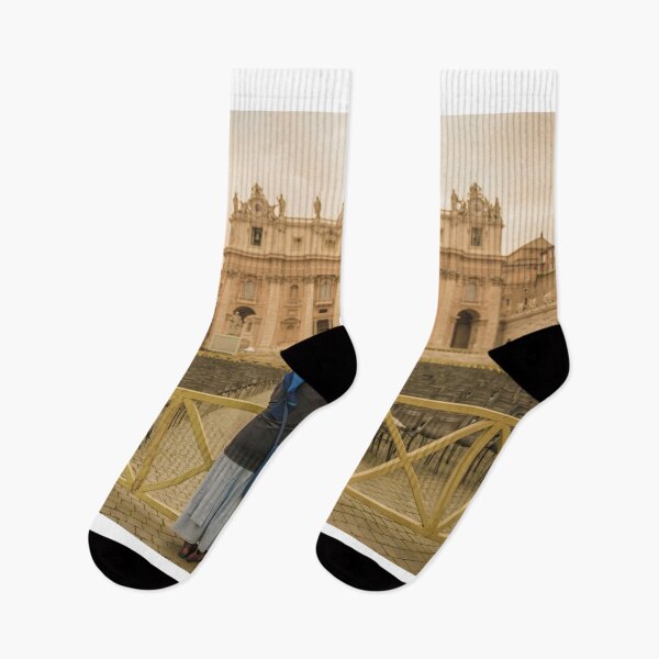 Item preview, Sister Praying in Front of St.Peter's Basilica in Vatican City designed and sold by Mats Silvan.