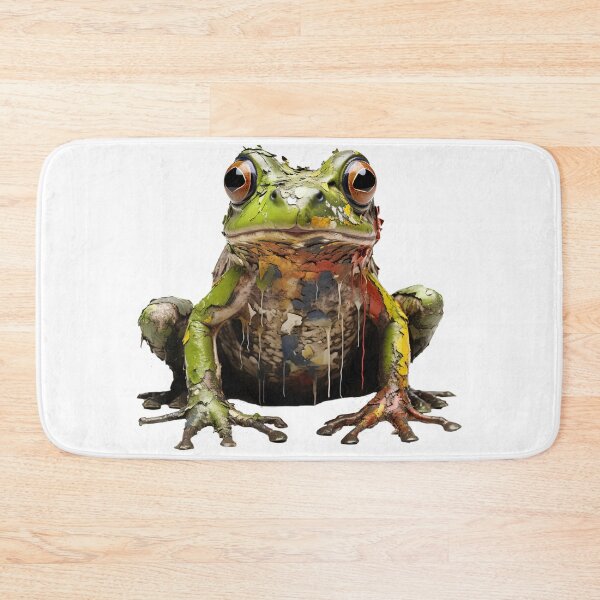 Item preview, Canvas of Nature - Artistic Frog Illustration designed and sold by janedewaard.