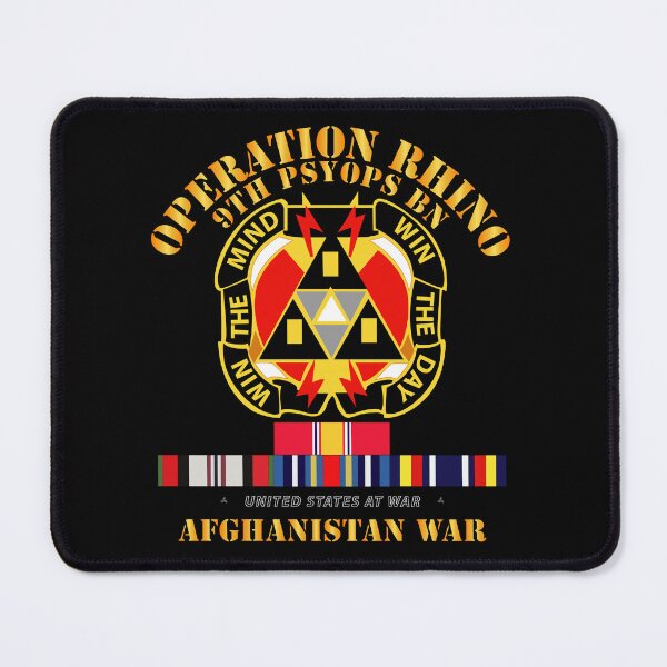 Item preview, SOF - Operation Rhino - Afghanistan - 9th PSYOPS Bn w SVC designed and sold by Military Insignia Products.
