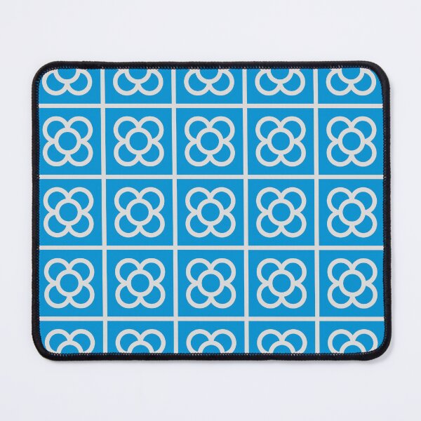 Item preview, Barcelona Flower Blue Print designed and sold by Decorera.