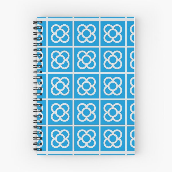 Item preview, Barcelona Flower Blue Print designed and sold by Decorera.