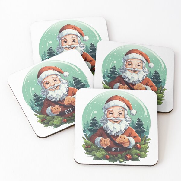 Aperçu de l'œuvre Eco Santa Claus Holiday Spirit créée et vendue par DigitalPrism-Co.