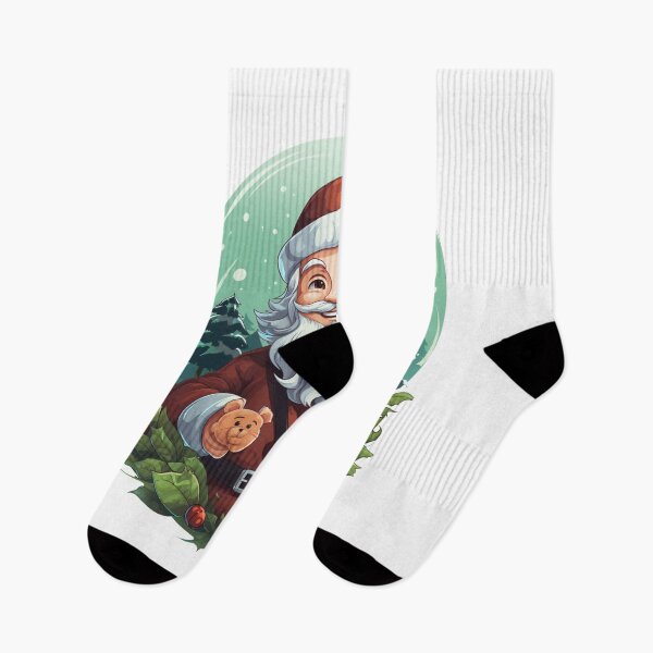 Aperçu de l'œuvre Eco Santa Claus Holiday Spirit créée et vendue par DigitalPrism-Co.