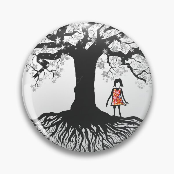 Item preview, Tree of life flower little flowered dress (gray version) designed and sold by Didier Bierjon.