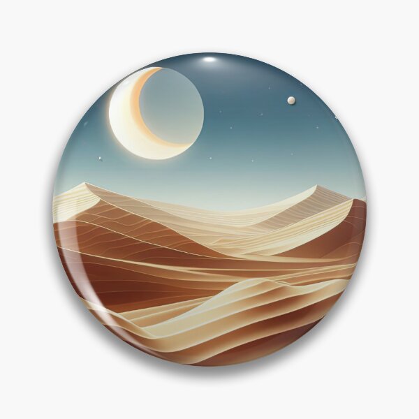 Item preview, Moonlit Desert Dunes: Tranquil Shadows in the Sands designed and sold by ArtfulWeave.