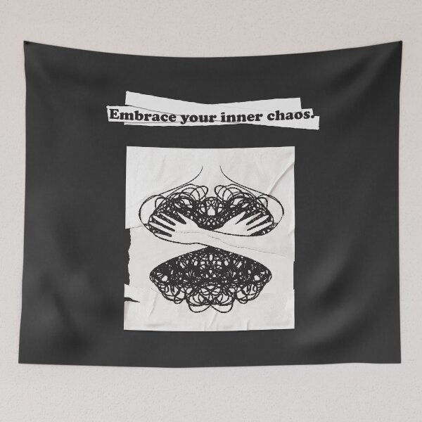 Item preview, Embrace your inner chaos designed and sold by Scrabbly Doodles.
