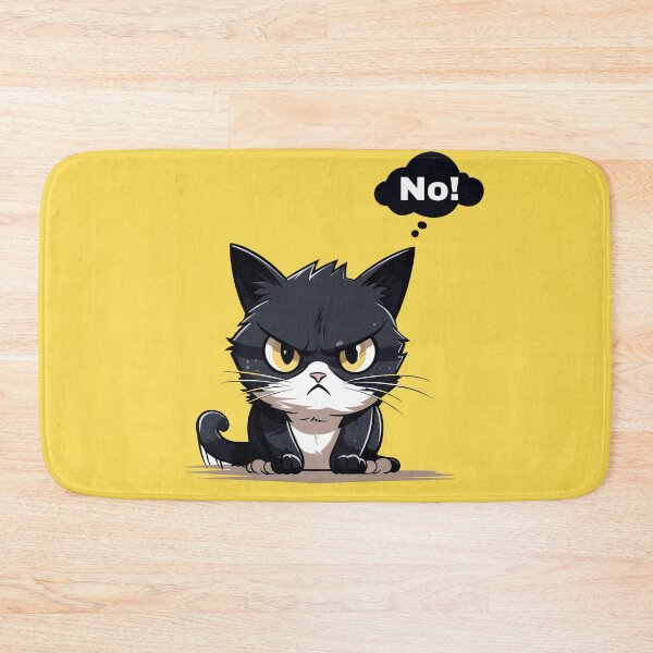 Artikelvorschau, Schwarze Katze sagt nein nein entworfen und verkauft von DunuStore.