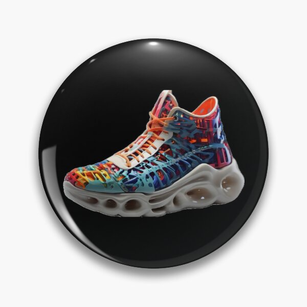 Item preview, Multi Colored Jordon Air Design With Black Background  designed and sold by Sakshi Jha.