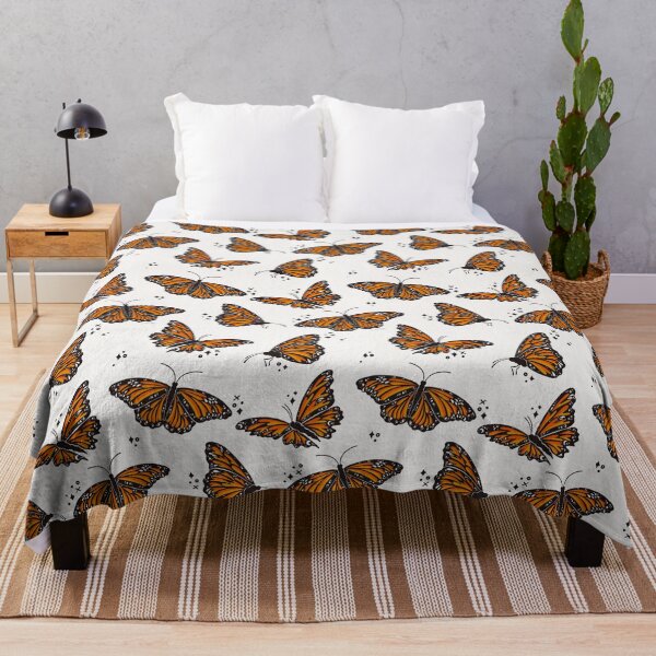 Item preview, Cosmic Butterflies – Monarch on White designed and sold by Cat Coquillette.