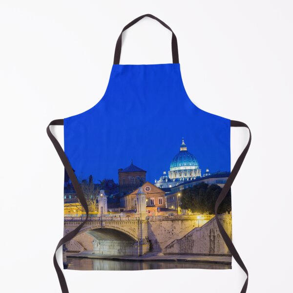 Item preview, River Tiber and St.Peter's Basilica Illuminated in Dusk in City of Rome designed and sold by Mats Silvan.