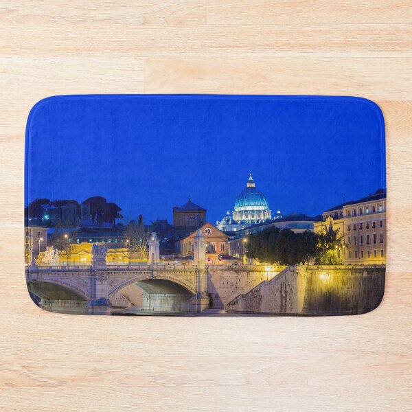 Item preview, River Tiber and St.Peter's Basilica Illuminated in Dusk in City of Rome designed and sold by Mats Silvan.