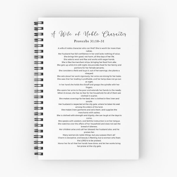 Item preview, A Wife of Noble Character Proverbs 31:10-31 designed and sold by HisPromises.