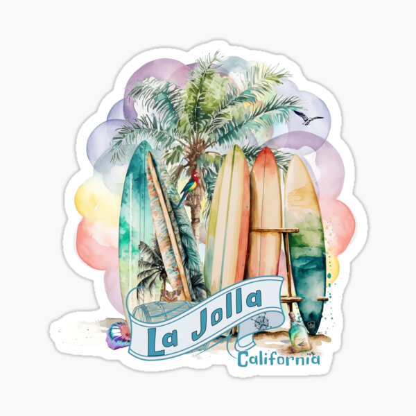 Item preview, Surf Life La Jolla Californie Noix de coco designed and sold by Destination88.
