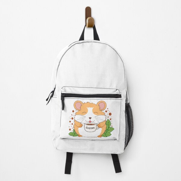 Item preview, Kawaii Hamster Drinking Coffee, Funny Rodent Animal designed and sold by RayanPod.