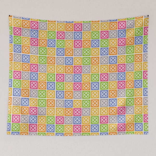 Item preview, Barcelona Flower Colors Print designed and sold by Decorera.
