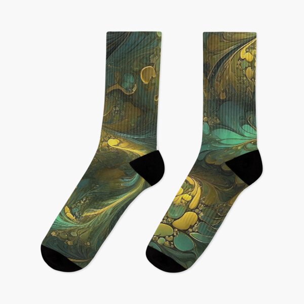 Item preview, Blue and gold fractal pattern. Exceptional math art. designed and sold by twisted-dot.