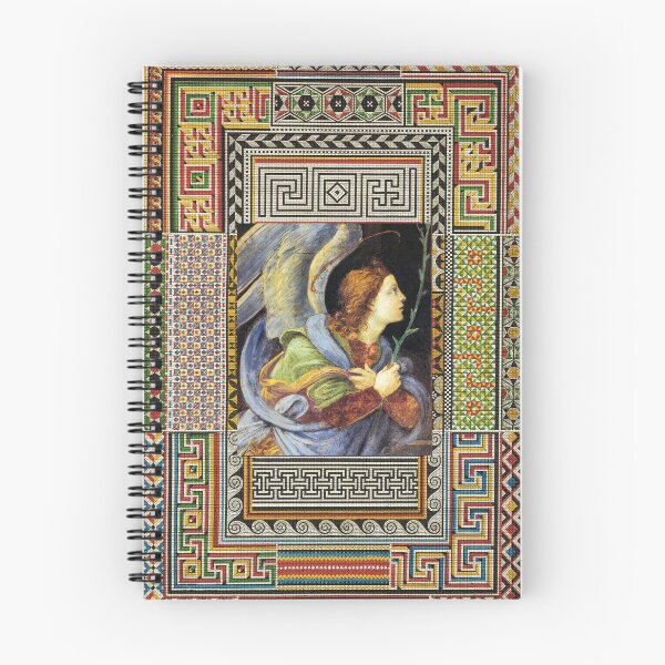 Item preview, ANNUNCIATION ANGEL by FILIPPINO LIPPI AND POMPEII MOSAICS PATCHWORK  designed and sold by BulganLumini.