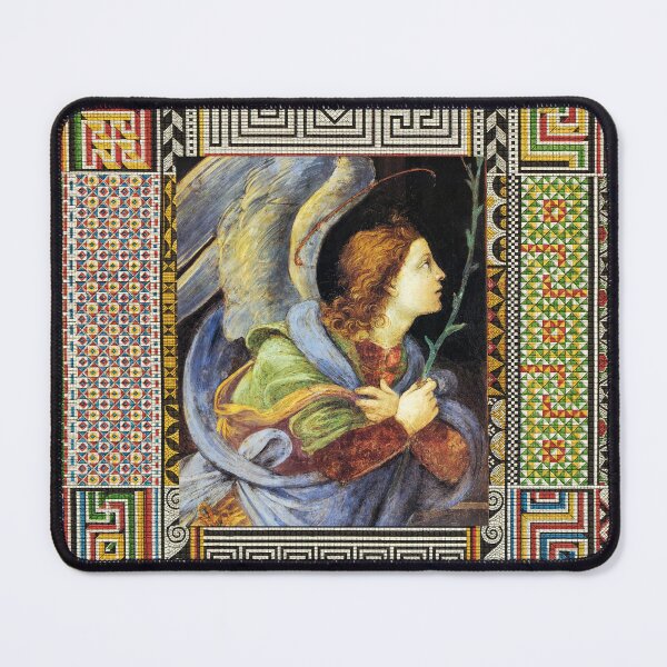 Item preview, ANNUNCIATION ANGEL by FILIPPINO LIPPI AND POMPEII MOSAICS PATCHWORK  designed and sold by BulganLumini.