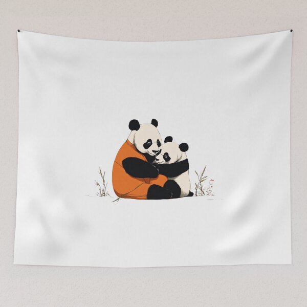 Item preview, Blissful Panda Cuddle: Capturing Joyful Moments designed and sold by OURBYPRODUCTS.