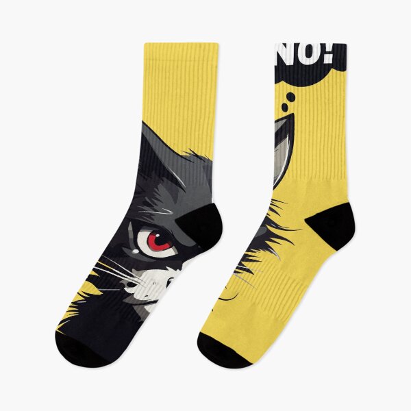 Item preview, A Black cat says no designed and sold by DunuStore.