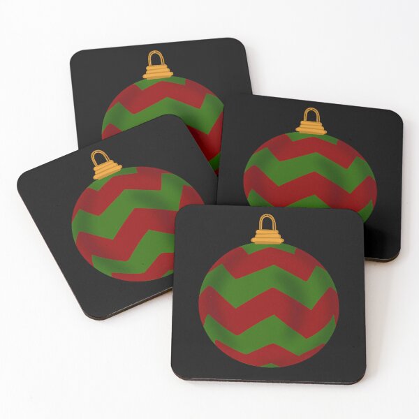 Item preview, Chevron Red and Green Ornament  designed and sold by notastranger.