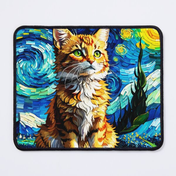 Item preview, Cat Van Gogh designed and sold by manbaito.