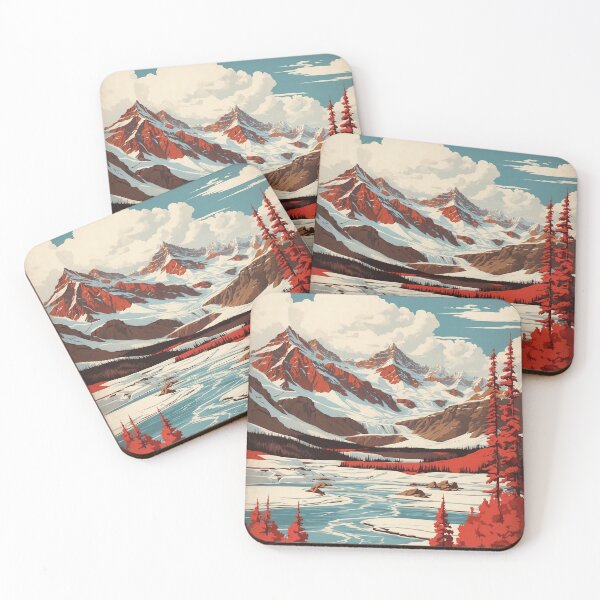 Item preview, Jasper National Park Canada Vintage Poster Tourism designed and sold by TravelersGems.
