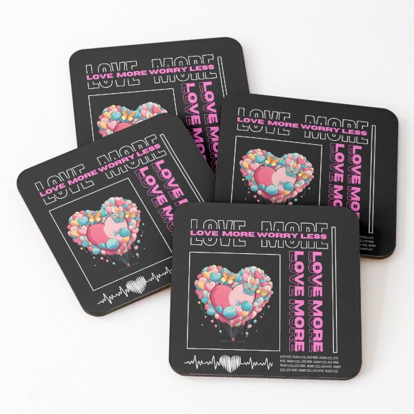Item preview, Love More, Worry Less designed and sold by Create.Inspire. Repeat.