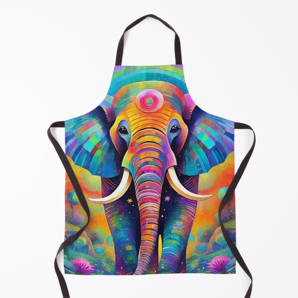 Item preview, Psychedelic elephant designed and sold by TBMdesigns.