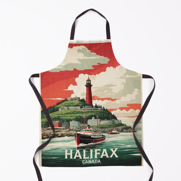 Item preview, Halifax Canada Vintage Poster Tourism designed and sold by TravelersGems.