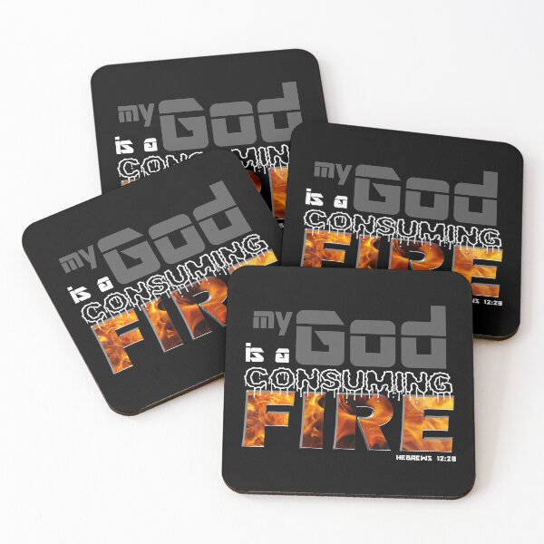 Item preview, MY GOD IS A CONSUMING FIRE designed and sold by 3nityoneart.