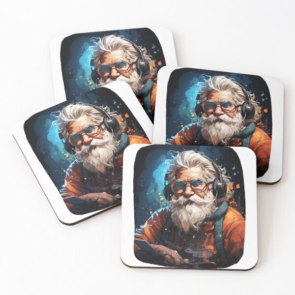 Item preview, Futuristic Santa: Tech Holiday designed and sold by DigitalPrism-Co.
