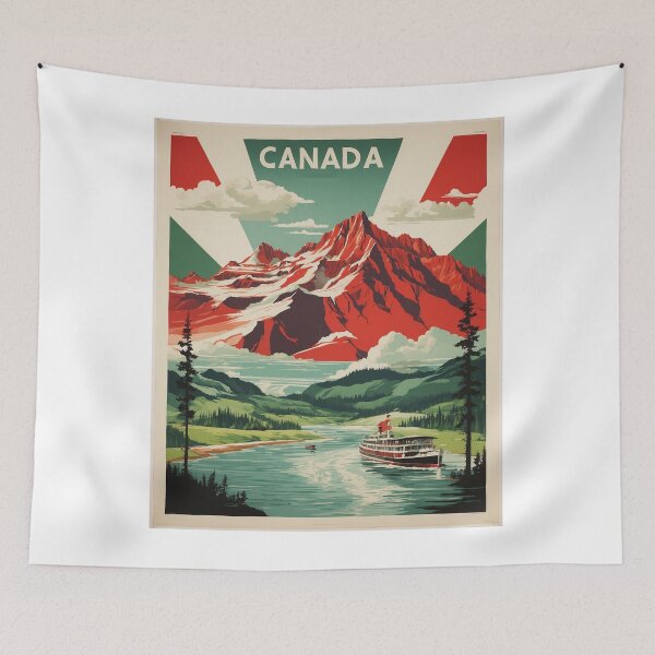 Item preview, Canada Vintage Poster Tourism designed and sold by TravelersGems.