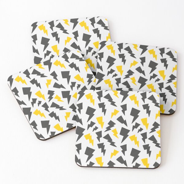 Item preview, Lightnings, Black and Yellow, Seamless Pattern designed and sold by patternicco.