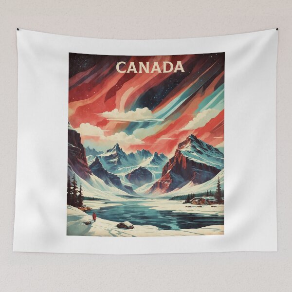 Item preview, Canada Vintage Poster Tourism designed and sold by TravelersGems.