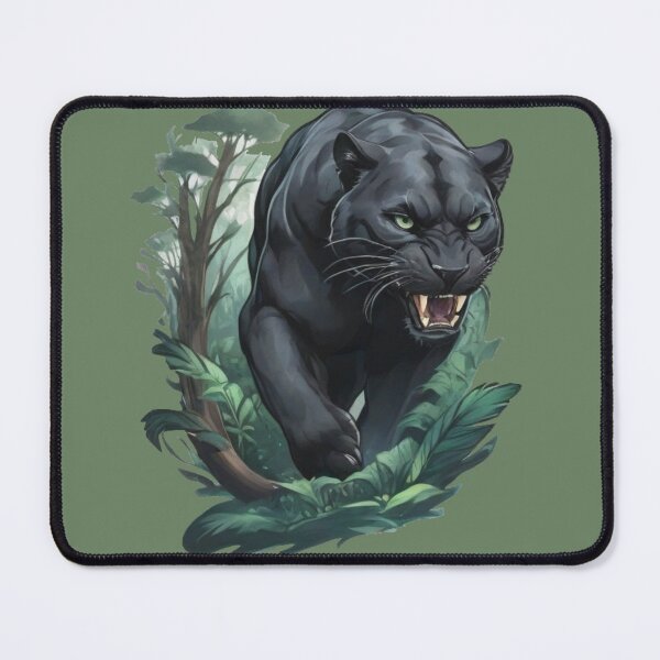 Item preview, Black Panther in the jungle designed and sold by WildArtista.