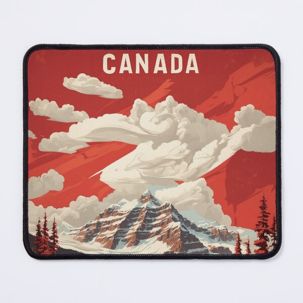 Item preview, Canada Vintage Poster Tourism 2 designed and sold by TravelersGems.