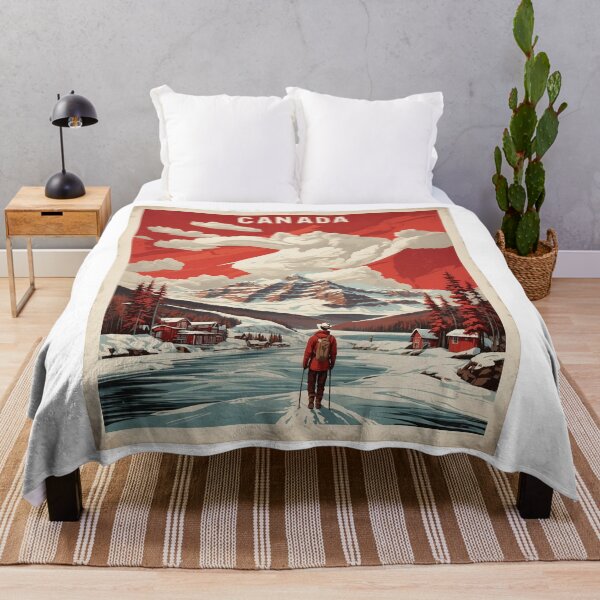 Item preview, Canada Vintage Poster Tourism 2 designed and sold by TravelersGems.