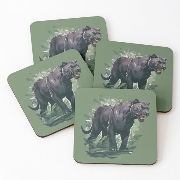 Item preview, Black Panther in the jungle designed and sold by WildArtista.