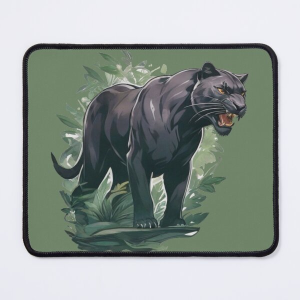 Item preview, Black Panther in the jungle designed and sold by WildArtista.