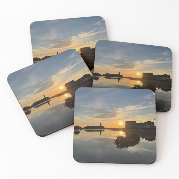 Item preview, Sunrise in Asbury Park over Wesley Lake designed and sold by acreekmore4.