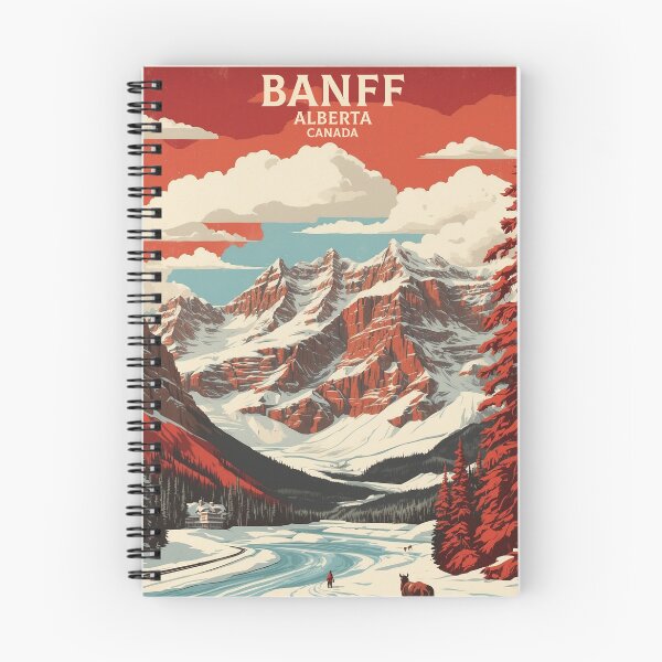 Item preview, Banff Canada Vintage Poster Tourism 2 designed and sold by TravelersGems.