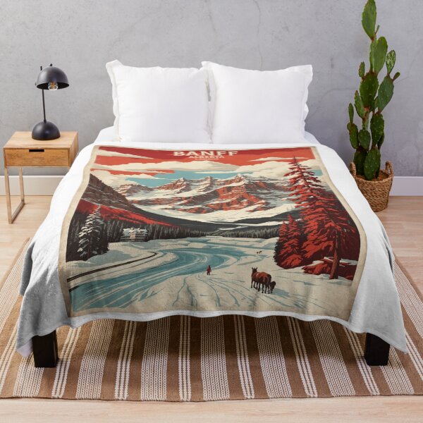 Item preview, Banff Canada Vintage Poster Tourism 2 designed and sold by TravelersGems.
