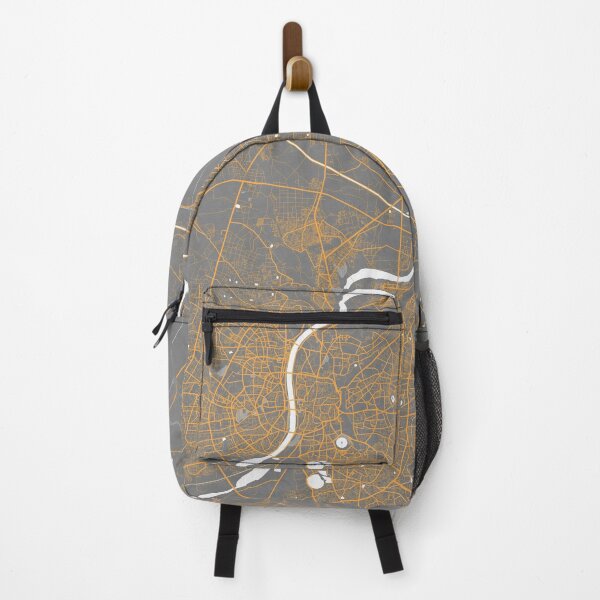 Item preview, Ahmedabad City Map of Gujarat, India - Bauhaus designed and sold by deMAP.