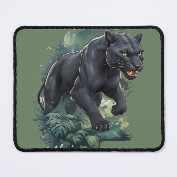 Item preview, Black Panther in the jungle designed and sold by WildArtista.